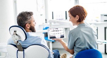 patient asking dentist about root canal 
