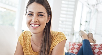 Smiling young woman