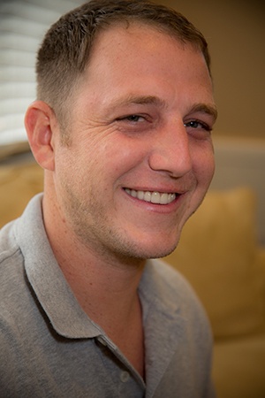 Young man with healthy happy smile